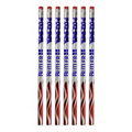 "USA Patriotic" Promotional Printed Pencils with Custom Logo & Message